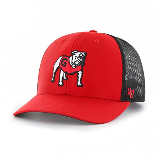 Georgia Bulldogs '47 Red Black Mesh Trucker Adjustable Hat