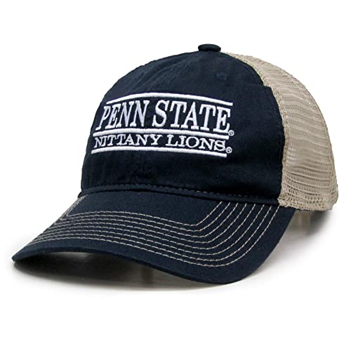 The Game/MV Sports Penn State University Hat Soft Mesh with Elastic Snapback Trucker Hat