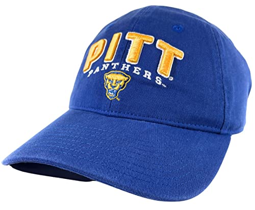 Pitt University Panthers Hat Classic Relaxed Twill Adjustable Dad Cap Blue