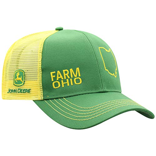 John Deere Farm State Pride Cap-Green and Yellow-Ohio