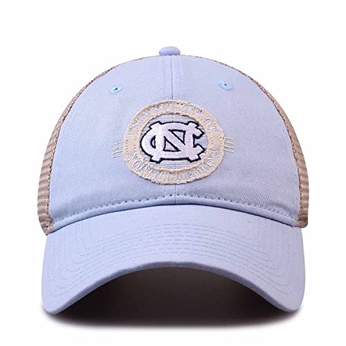 The Game NCAA Snapback - Patch Meshback - Classic Comfort - Adjustable Size - Let Everyone Know which Team You Support (North Carolina Tar Heels - Blue, Adult Adjustable)