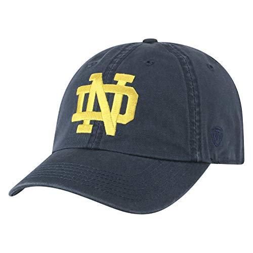 Notre Dame Fighting Irish Men's Adjustable Relaxed Fit Blue Adjustable Hat - Campus Hats