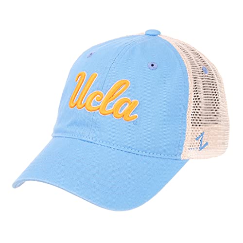 NCAA Zephyr Ucla Bruins Mens University Relaxed Hat, Adjustable, Team Color/Stone