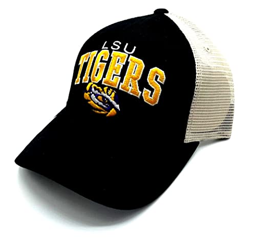 LSU University Hat Adjustable Tigers Classic MVP Cap (Yellow)