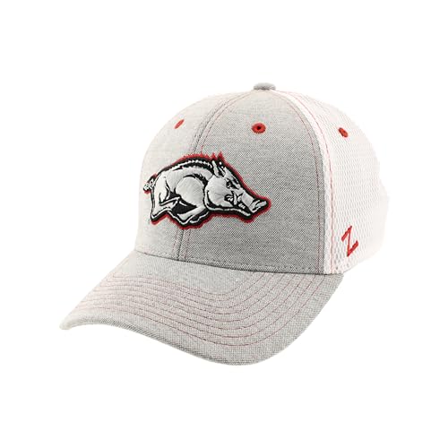 Zephyr Men's Standard NCAA Officially Licensed Hat Fitted Chaser Typhoon, Gray