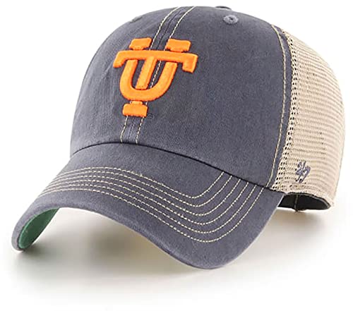 '47 Tennessee Volunteers Mens Womens Trawler Clean Up Adjustable Snapback Vintage Navy Orange Logo Hat