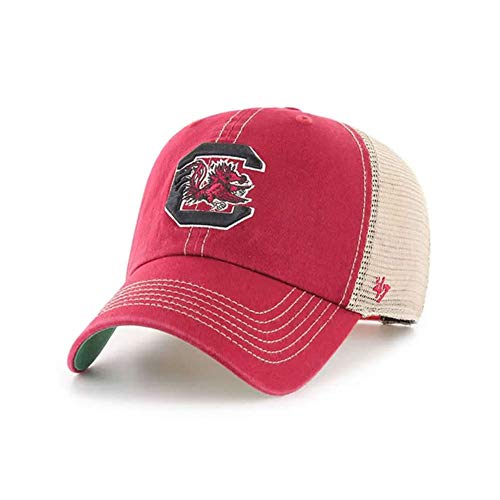 '47 NCAA Trawler Mesh Clean Up Adjustable Hat, Adult One Size Fits All (South Carolina Gamecocks Red)