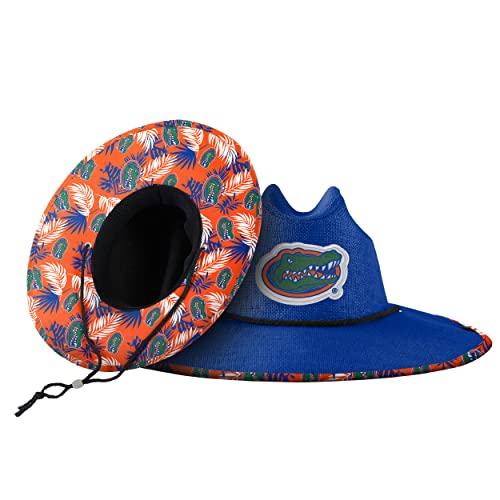 FOCO Florida Gators NCAA Team Color Straw Hat