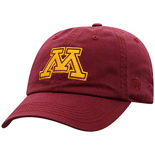 Top of the World Minnesota Golden Gophers Men's Adjustable Relaxed Fit Team Icon hat, Adjustable