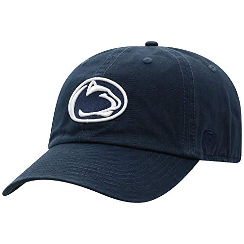 Top of the World Penn State Nittany Lions Men's Relaxed Fit Adjustable Hat Team Color Primary Icon, Adjustable