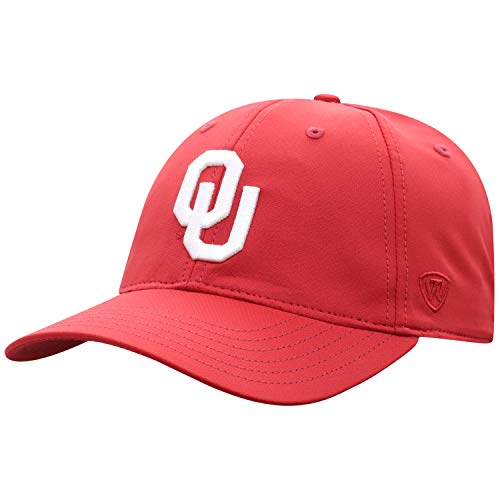 Top of the World Oklahoma Sooners Men's Team Color Athletic Mesh Stretch Fit Hat, One Fit