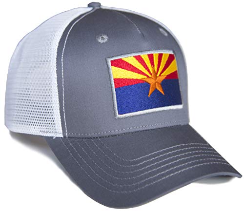 International Tie Arizona Flag Snapback Trucker Baseball Hat