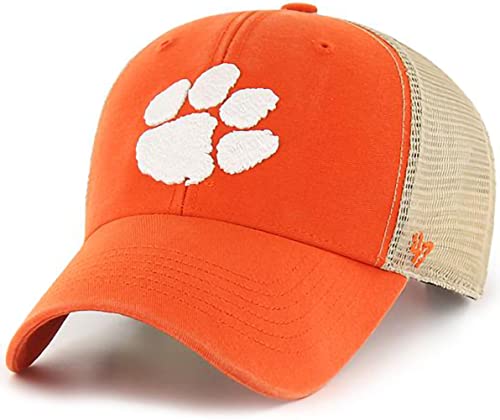 Clemson Tigers Flagship Orange Wash Mesh Trucker MVP Adjustable Hat, Adult One Size Fits All (as1, Alpha, one_Size, Clemson Tigers)