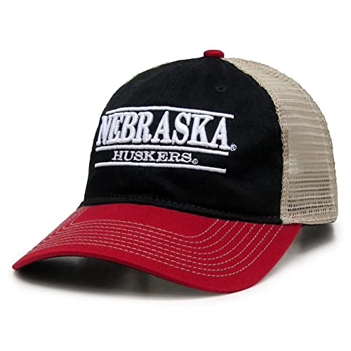 The Game Nebraska Cornhuskers Hat Soft Mesh with Elastic Snapback Trucker Hat Team Color