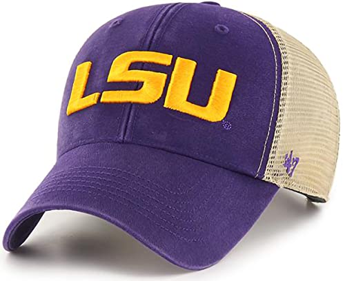 LSU Tigers NCAA Flagship Wash Mesh MVP Adjustable Hat, Adult One Size Fits All (as1, Alpha, one_Size, LSU Tigers)