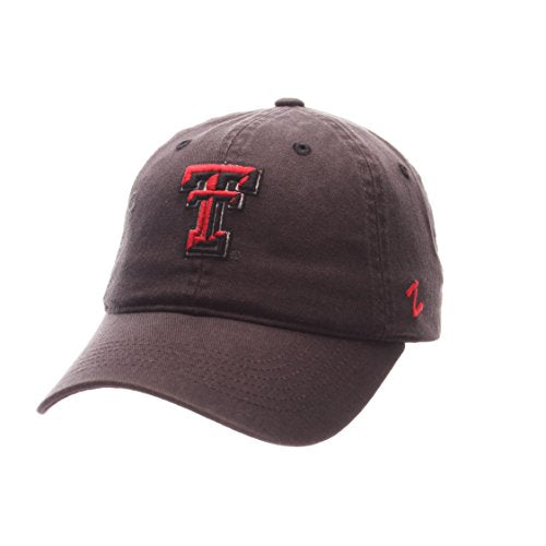 NCAA Zephyr Texas Tech Red Raiders Mens Scholarship Relaxed Hat, Adjustable, Team Color