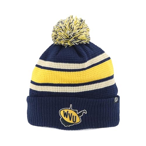 Zephyr Standard NCAA Officially Licensed Beanie Waffle Knit, Team Color
