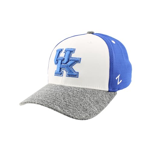 Zephyr Standard NCAA Officially Licensed Hat Fitted Ally, White, Large