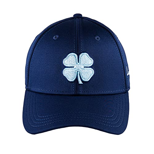 Black Clover Premium Clover 6 Flex Cap, Navy/Carolina Blue, S/M