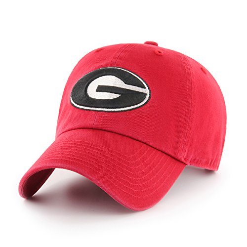 OTS NCAA Georgia Bulldogs Men's Challenger Adjustable Hat, Team Color, One Size