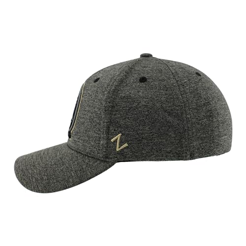 BYU Cougars NCAA Officially Licensed Fitted Hat - Somber Fog Heather Gray - View #11