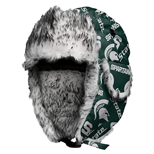 FOCO Michigan State Spartans NCAA Repeat Print Trapper Hat