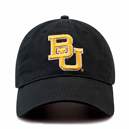 The Game NCAA Adult Relaxed Fit Logo Hat - Embroidered Logo - 100% Cotton - Elevate Your Style and Show Your Team Spirit (Baylor Bears - Green, Adult Adjustable)