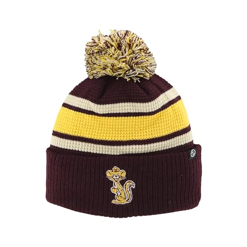 Zephyr Standard NCAA Officially Licensed Beanie Waffle Knit, Team Color, One Size