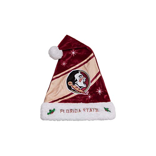 NCAA Florida State Seminoles High End Holiday Santa Hat CapHigh End Holiday Santa Hat Cap, Team Color, One Size