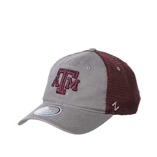 Zephyr Men's Standard NCAA Officially Licensed Adjustable Hat Gray University, One Size