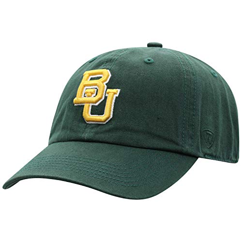 Top of the World Baylor Bears Men's Relaxed Fit Adjustable Hat Team Color Primary Icon, Adjustable