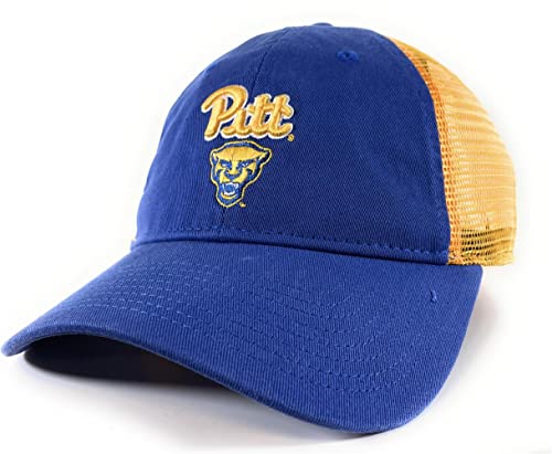 Pitt University Panthers Trucker Hat Classic Relaxed Mesh Pittsburgh Trucker Cap Multicolori