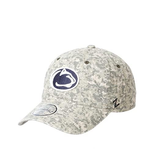 Zephyr NCAA Penn State Nittany Lions Mens Hat Operation Hat Trick Bramble, Penn State Nittany Lions Camo, Adjustable