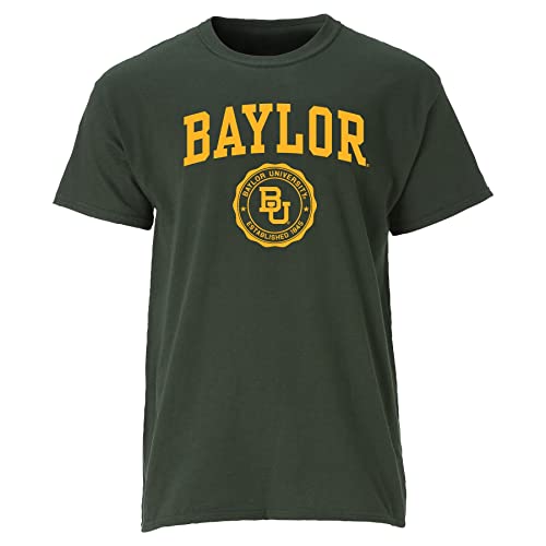 Barnesmith Baylor University Bears Short-Sleeve T-Shirt, Heritage, Hunter Green, Small