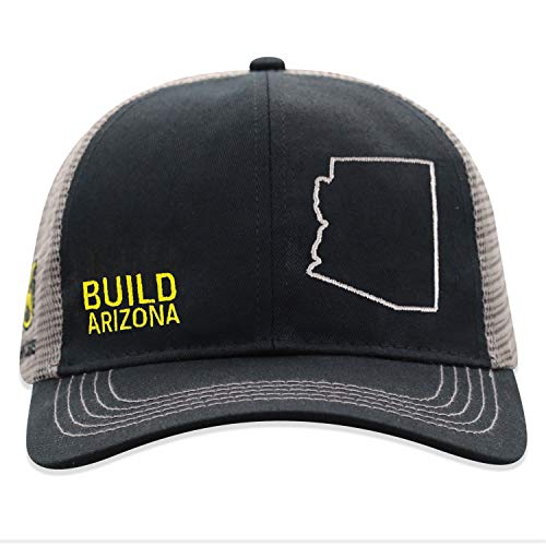 John Deere Build State Pride Cap-Black and Gray-Arizona