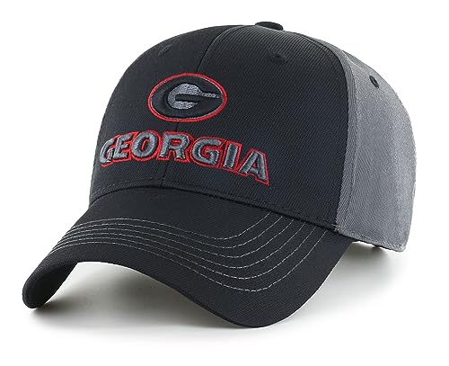 University Georgia Hat Classic Two-Tone Adjustable Bulldogs Embroidered Team Logo Cap