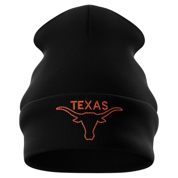 Bonnet Texas Longhorns Femme - Rose - Acrylique - Neuf Avec étiquettes