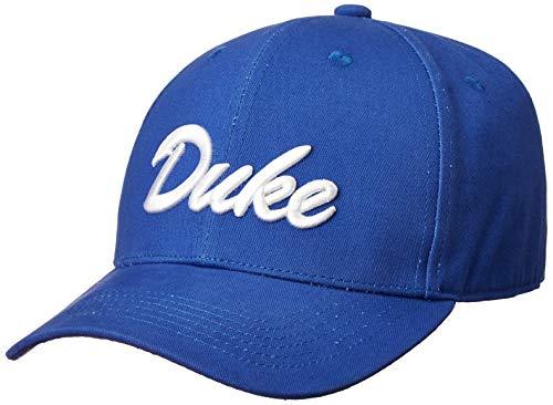 Duke Blue Devils Classic Script Blue Fitted Hat Size Medium, Large, XL - Campus Hats