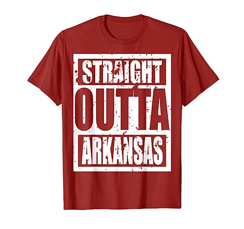 Straight Outta Arkansas TShirt Funny T-Shirt T-Shirt
