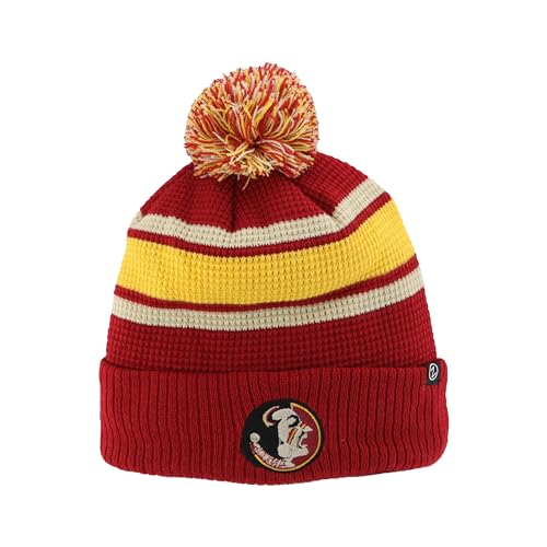 Zephyr Standard NCAA Officially Licensed Beanie Waffle Knit, Team Color