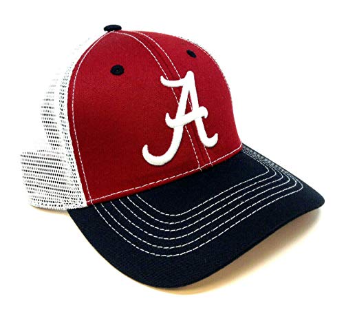 Alabama Crimson Tide Eliminator Curved Bill Mesh Trucker Snapback Hat