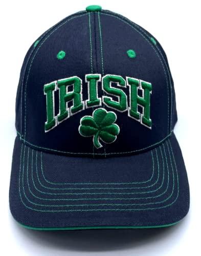 Captivating Headwear Notre Dame Irish Embroidered MVP Adjustable Mesh Hat, Multicolor, One Size - Campus Hats