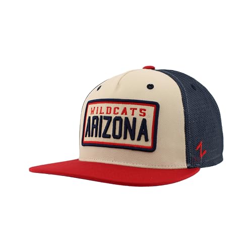 Zephyr Standard NCAA Officially Licensed Hat Trucker Paradigm, Stone, One Size