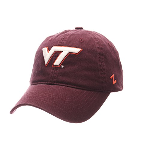 NCAA Zephyr Virginia Tech Hokies Mens Scholarship Relaxed Hat, Adjustable, Team Color