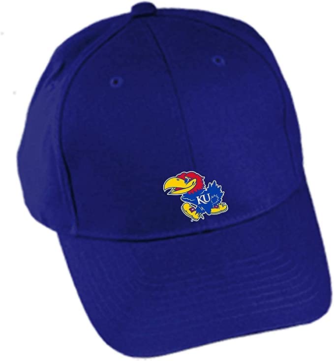 Two Feet Ahead Kansas Jayhawks College Infant Baseball Hat Cap University College Officially Licensed (Infant, Infant, Kansas Jayhawks)
