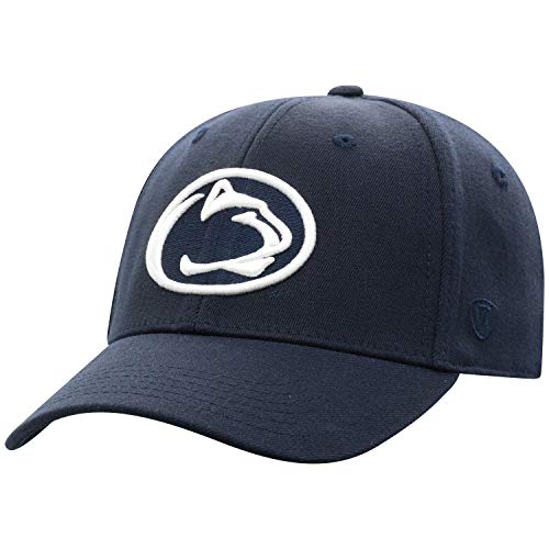 Top of the World Penn State Nittany Lions Men's Premium Collection One-Fit Memory Fit Hat Team Color Icon, One Fit