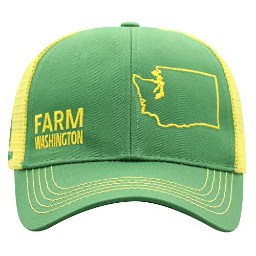John Deere Farm State Pride Cap-Green and Yellow-Washington