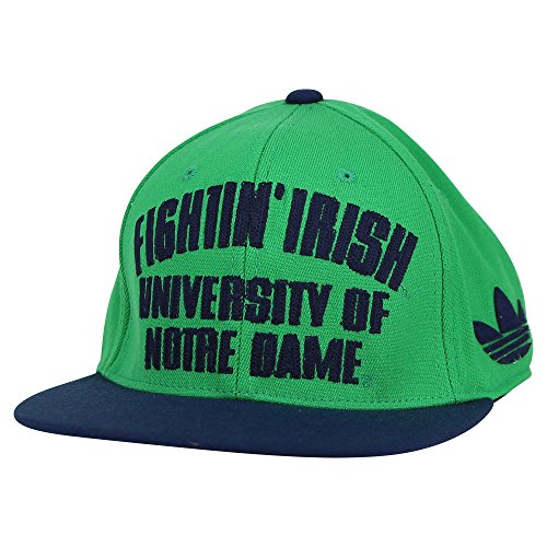 Notre Dame Fighting Irish Flat Visor Flex Hat Size S/M - by addidas