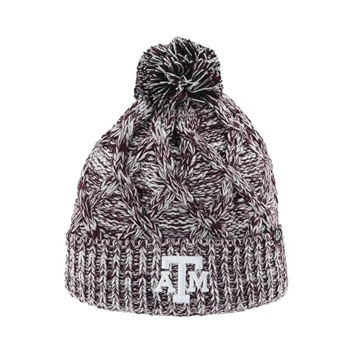 Zephyr Women's Standard NCAA Officially Licensed Beanie Heathered Icon, Team Color, One Size