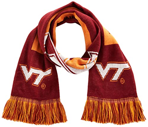 FOCO NCAA Virginia Tech Hokies - 2016 Big Logo Scarf, One Size, Team Colors